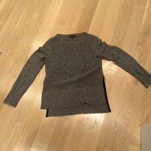 Gray wool sweater